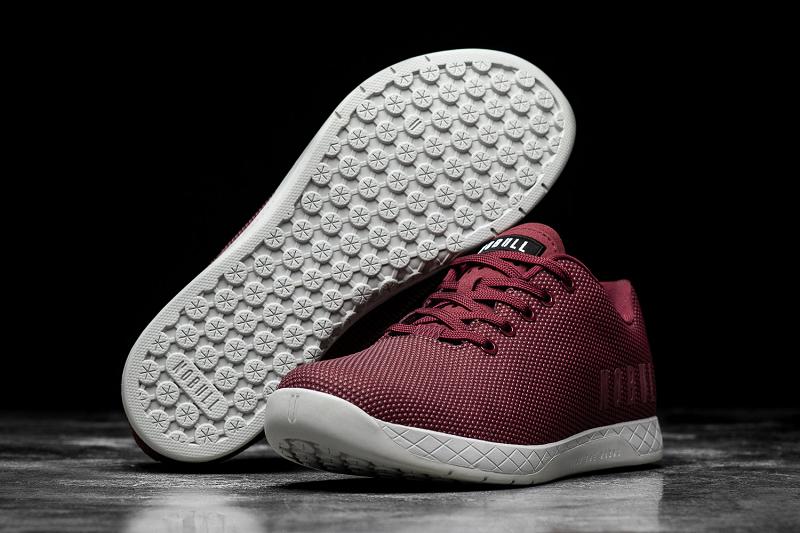 Dark / Red Nobull Cabernet Arctic Women's Trainers | CA M1974Q